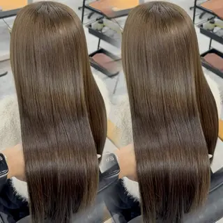 ロング カラー 赤み無し柔らかカラー 【梅田】madokaのヘアスタイル