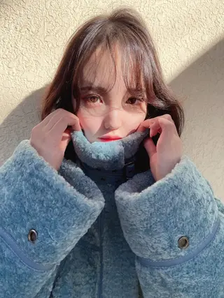 ミディアム カラー ヘアアレンジ GAME 天神所属・レイヤーカット指名 No.1💖マユカのヘアスタイル