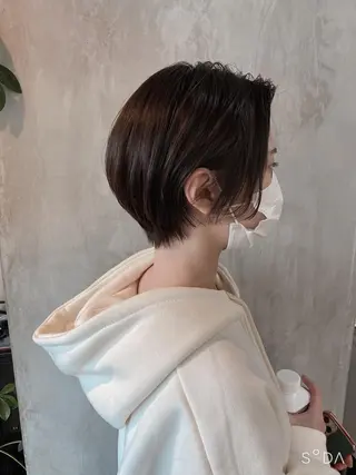 ショート カラー ヘアアレンジ stylist/蛯谷 珠里のヘアスタイル