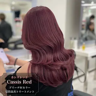 ロング カラー 【ﾐﾆﾓSALE】透 ける艶髪♡ストレートのヘアスタイル