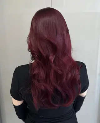 ロング カラー 大人っぽ韓国ヘア 寒色💙yuma💙のヘアスタイル