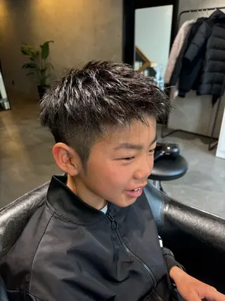 ショート メンズ 穐田 航のヘアスタイル