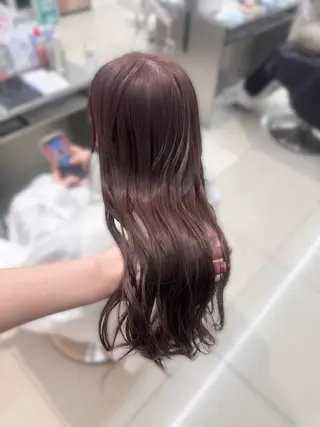 ロング 暖色カラー🎀🎶 田辺 樹里のヘアスタイル