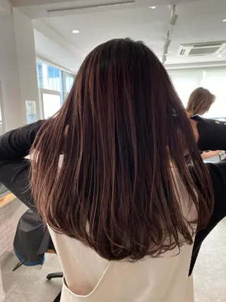 ミディアム カラー JILBLAN京都 ショート/ハイライトのヘアスタイル