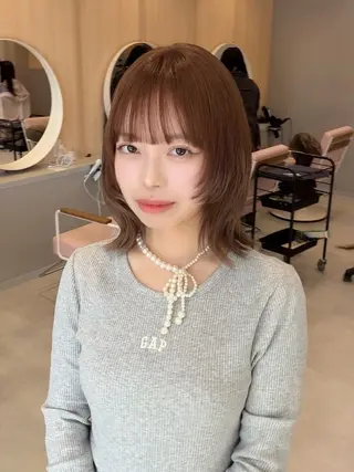 小顔×韓国レイヤー/ 骨格診断/Rikuのヘアスタイル