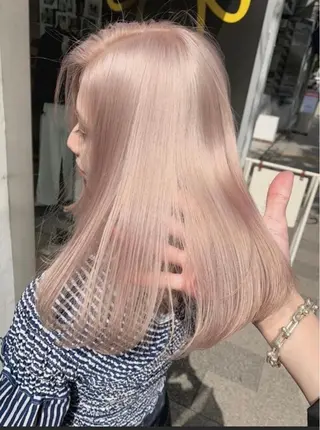 カラー ハイトーン特化 pepe🎀のヘアスタイル
