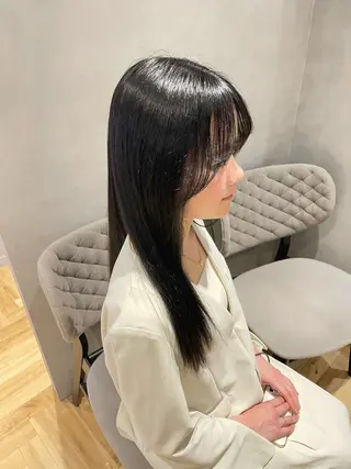 ロング 坂本 采音のヘアスタイル