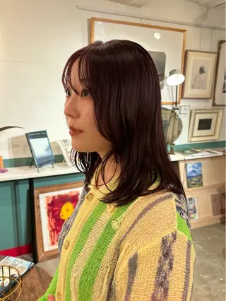 セミロング boy attic所属・kiyono moekaのヘアスタイル