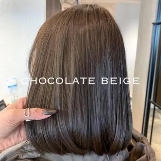 ミディアム カラー MORNING.所属・ニュアンスカラー YUKAのヘアスタイル