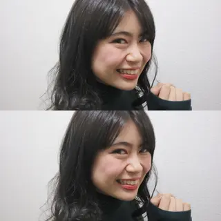 ミディアム カラー JILBLAN京都 ショート/ハイライトのヘアスタイル