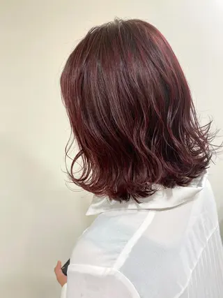 セミロング ヤマシタ ミサキのヘアスタイル