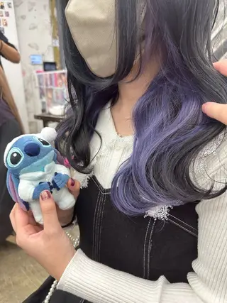ミディアム あらげ 🌈推しカラー🌈ᵕのヘアスタイル