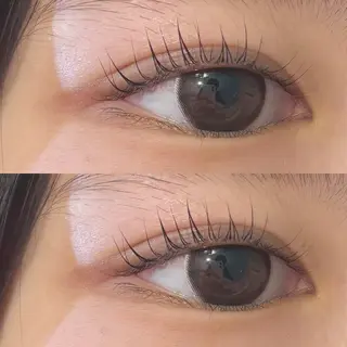 マツエク・マツパ B by eye candy 渋谷所属・eyecandy 💜にこのマツエク・マツパデザイン