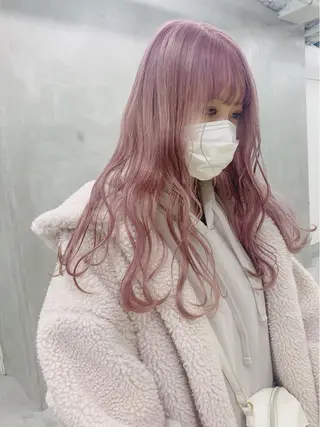 ロング カラー ブームボックス所属・🐝ハイトーンカラー hachi🐝のヘアスタイル