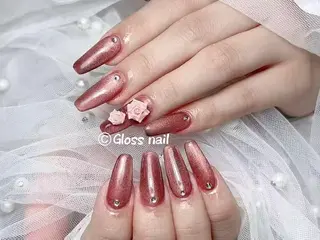 ネイル Gloss nail salonジェル＆長さだし専門店所属・Meri💅ジェル& チップ長さだし専門のネイルデザイン