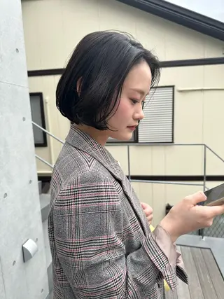 ミディアム お悩み解決パーマ hana🩰のヘアスタイル