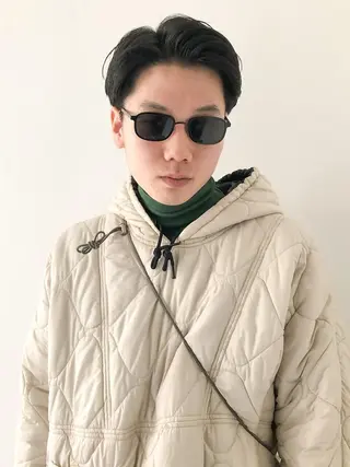 ショート カラー パーマ メンズ スパイラルパーマ 🌐hina⭐️のヘアスタイル