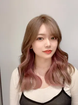 ロング カラー matiz マティス　表参道所属・💜アンブレラカラー 髪質改善　丸尾】のヘアスタイル