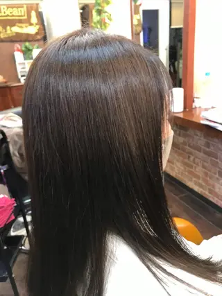 セミロング カラー パーマ 桧山 真のヘアスタイル