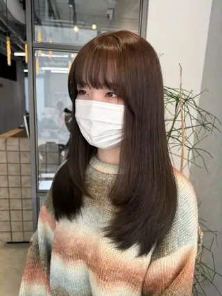 ロング カラー 透明感カラー✨艶髪 制作🌱山根あゆみのヘアスタイル