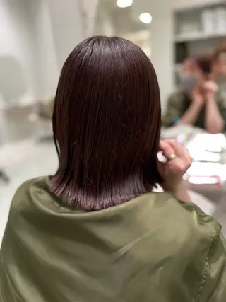 ショート カラー 韓国レイヤー✨ yasuko銀座のヘアスタイル