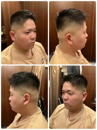 ショート BroTokyo Barbershop 銀座店所属・大河 たいがのヘアスタイル