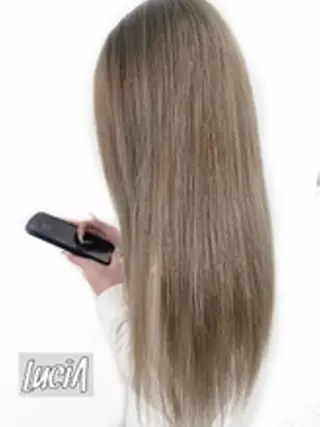 カラー ヘアアレンジ ロング LuciA/エクステ カラーのヘアスタイル