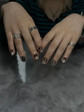 ネイル if Hair＆Nail Salon所属・IKA /海外ネイル /個性派/ワンホンのネイルデザイン