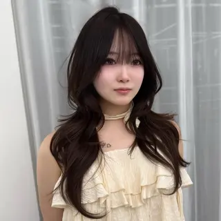 ロング カラー 韓国ヘア🇰🇷× 髪質改善🫧テルのヘアスタイル