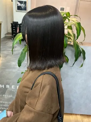 ミディアム 髪質改善/ 縮毛矯正町田佑人のヘアスタイル