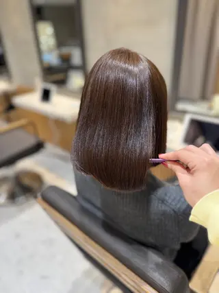 ミディアム カラー はるか/ヘアアレンジ ブリーチなしカラー♡のヘアスタイル