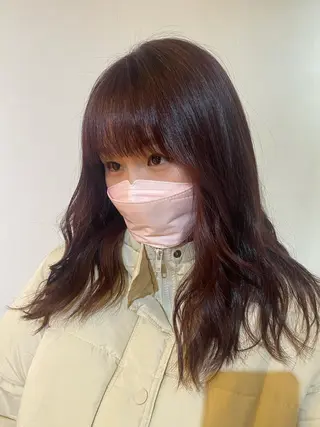 ロング カラー ヘアアレンジ niconail 千歳烏山店所属・niconail 🧣ayu 📍烏山のネイルデザイン