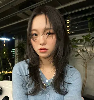 ロング カラー ハッシュカット カシマハヤトのヘアスタイル