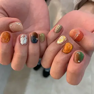 ネイル 栗田 ゆう子のネイルデザイン