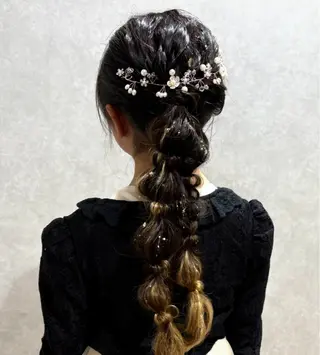 ヘアアレンジ 似合わせカラー/ 暖色カラー/セイナのヘアスタイル