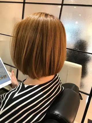 ショート カラー パーマ ヘアアレンジ メンズ キッズ ネイル マツエク・マツパ unu hair所属・藤井 仁紀のヘアスタイル