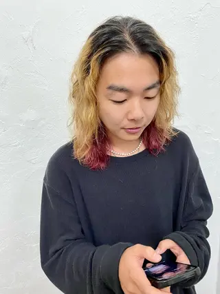 ミディアム 北川 飛瑶のヘアスタイル