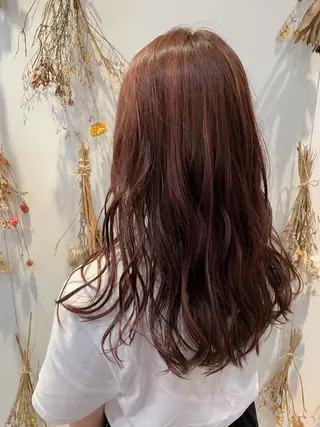 ロング カラー 縮毛矯正/髪質改善 /韓国風　山川春輝のヘアスタイル