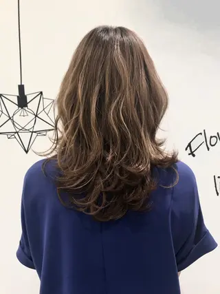 セミロング カラー ショート、ボブ/ 川鍋薫のヘアスタイル