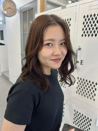 ミディアム カラー 🌼sunc HINAMI🌼のヘアスタイル