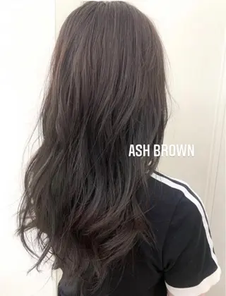 ロング カラー 渡辺 瑠美のヘアスタイル