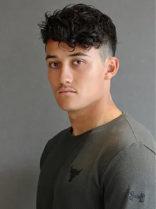 ショート パーマ メンズ PORTE HOMME PRES所属・佐藤 純のヘアスタイル