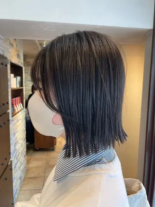 ミディアム 🌙FLYCKA ☀️縮毛矯正のヘアスタイル