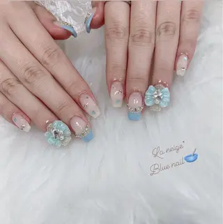ネイル La neige* yuki 🥯🍑のネイルデザイン