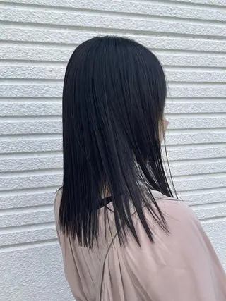 セミロング Hirose Ryoのヘアスタイル