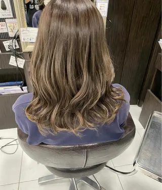 ロング 韓国風透明感カラー 💎YUI💎のヘアスタイル