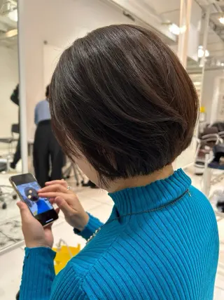 ショート 🫧うる艶透明感🥣 MAYAのヘアスタイル