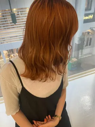 ミディアム カラー SHEARA BY CARE所属・. AYUKAのヘアスタイル