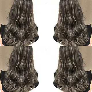 ロング カラー 井上 一平のヘアスタイル