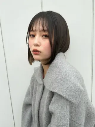 ミディアム カラー 透明感カラー│ レイヤーヘア中居美樹のヘアスタイル